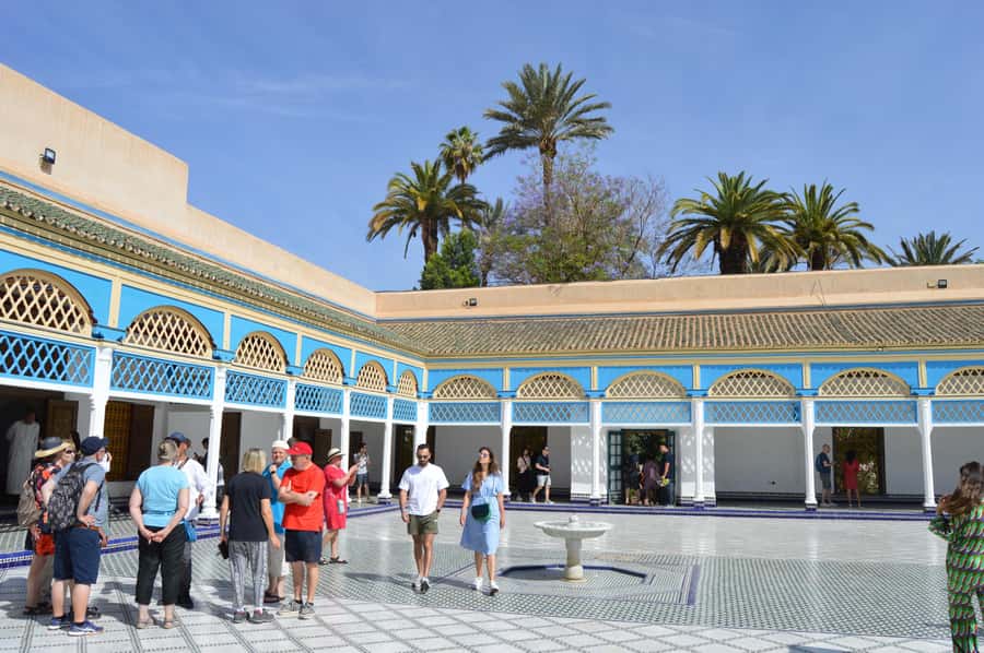 Marrakech: Bahia Palace Guided Tour – Skip-the-Line Access - Courtyards of zellige and cedar ceilings