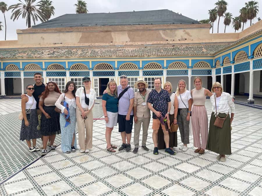 Marrakech: Bahia Palace, Madrasa Bn Yousef, Souk Medina Tour - Bahia Palace: where Moroccan power shows up in tilework and ceilings