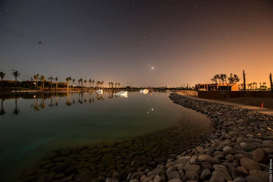 Marrakech: Cable Wakeboarding Experience - The Atlas view factor: calm lake rides and possible snow