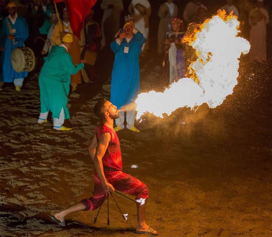 Marrakech: Chez Ali Fantasia Folklore Show & Moroccan Dinner - The 8:00 pm pickup and the short 12 km ride