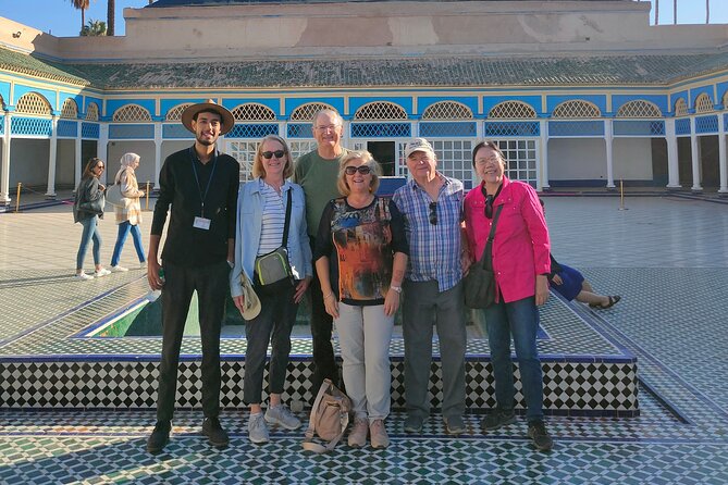 Marrakech City Tour a walking adventure - Passing through the Kasbah Mosque neighborhood on the way to Bahia Palace