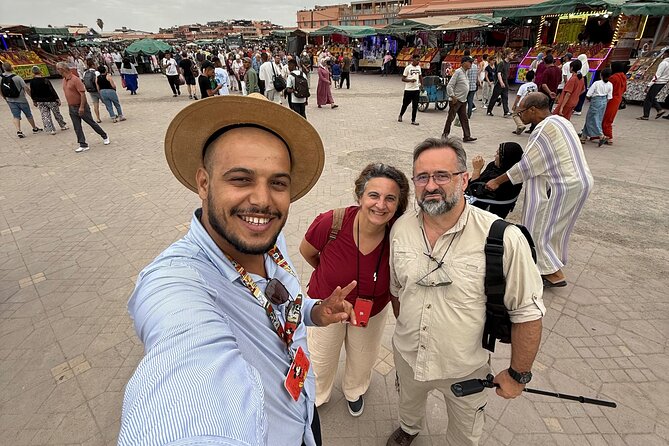 Marrakech city tour by Zacarias - Wandering through the Mouassine area, Grand Socco, and the Jewish Quarter route