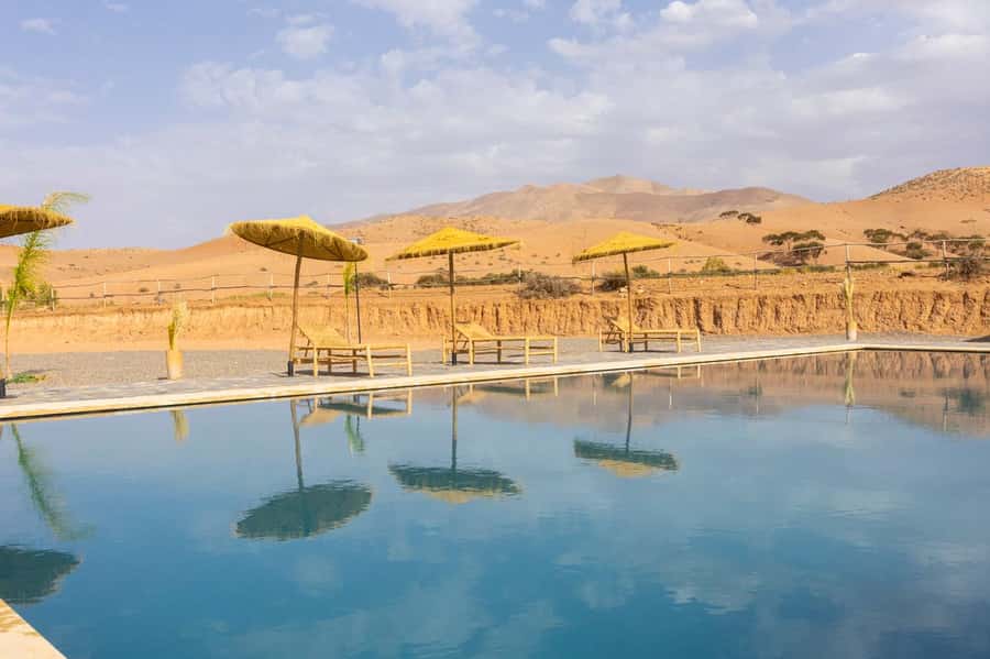 Marrakech: Day Pass in The Desert, swimming pool and lunch - Timing and transport: how the day stays around 6 hours