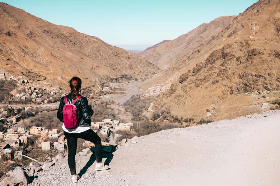 Marrakech Day trip Atlas Mountains & Agafay Desert - Waterfall hike in the Atlas: how the walking really feels