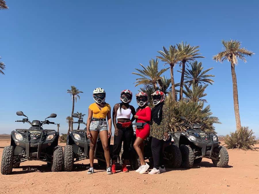 Marrakech: Desert and Palm Grove Sunset Quad Tour with Tea - Should you book this Marrakech desert and palm grove sunset quad tour?