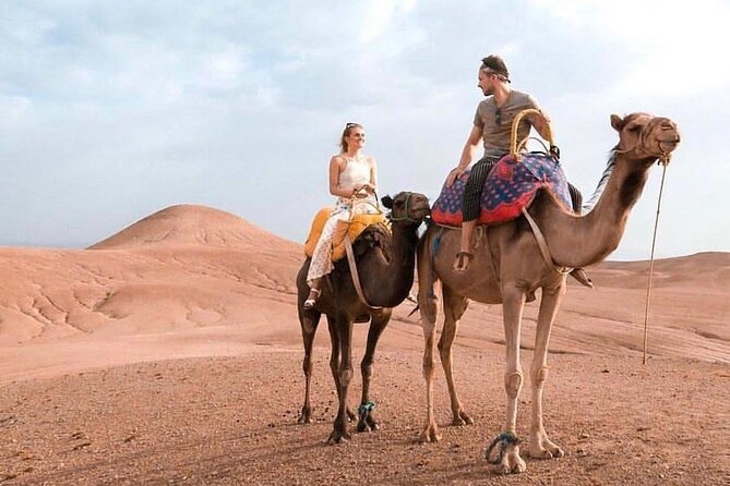 Marrakech desert dinner & sunset camel ride & bonfire music dance - Sunset viewing plus camp downtime (yes, there’s a pool)
