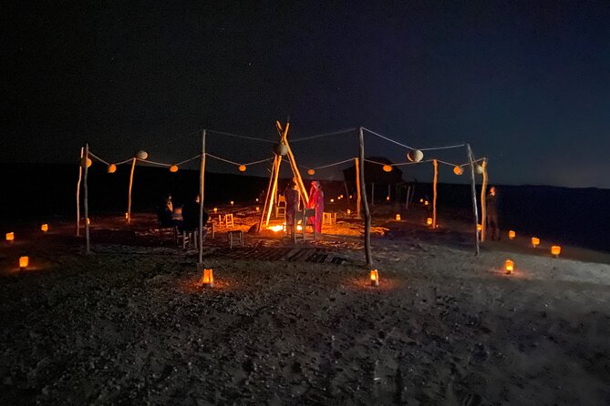 Marrakech desert dinner & sunset camel ride & bonfire music dance - Dinner in the desert camp (and what to request)