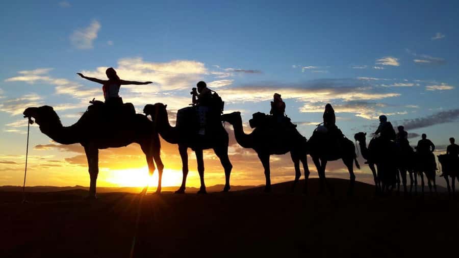Marrakech Desert Tours 3 Days with Camel Trek and Camping - Camel Trek to the Camp: Sunset Views, Drums, and Real Stars
