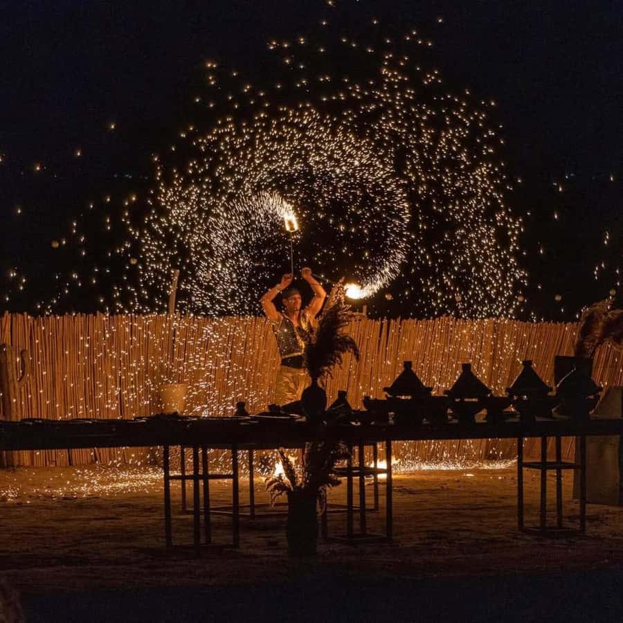 Marrakech: Dinner in Agfay Desert, Camel Ride & Fire Show - Leaving Marrakech: pickup, Atlas views, and the tea welcome
