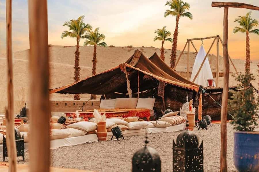 Marrakech: Dinner in Agfay Desert, Camel Ride & Fire Show - The optional 30-minute camel ride: what it feels like and how to enjoy it