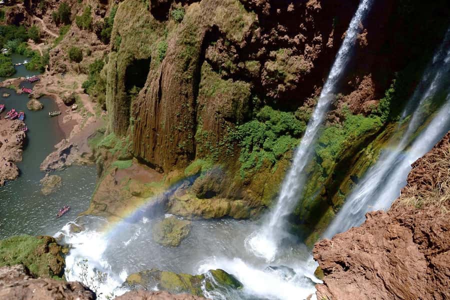 Marrakech: excursion ouzoud waterfall - Lunch near the falls: plan for where and what you’ll eat