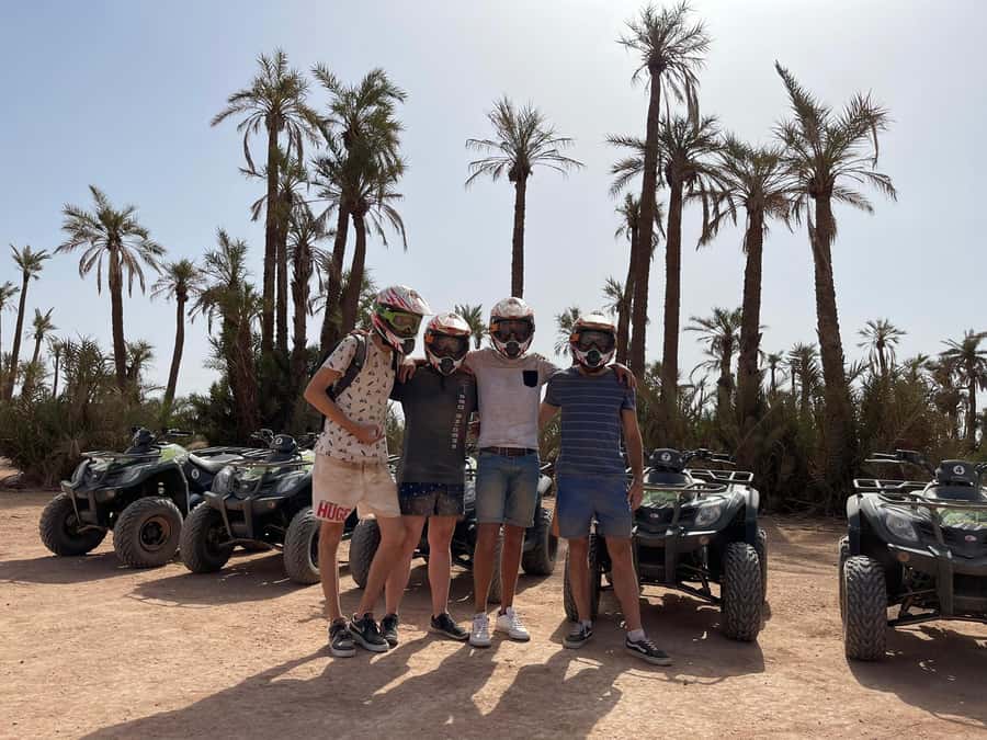 Marrakech, explore the palm grove desert by quad bike - The 1.5-hour quad experience: palm groves, sandy terrain, and photo stops