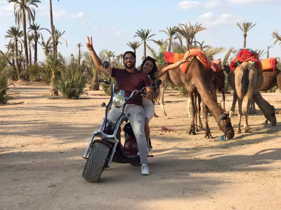 Marrakech: Glide Through the Red City on an EcoScooter Tour! - Koutoubia and Jamaa el Fna: seeing the big icons fast