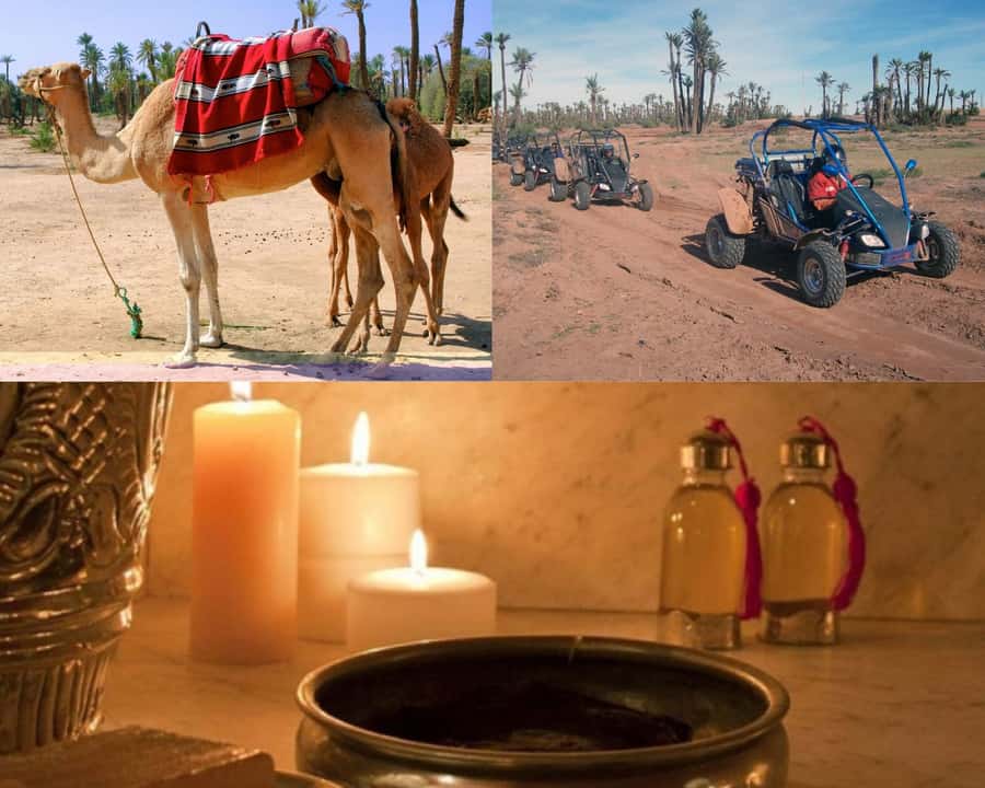 Marrakech: Half-Day Tour with Buggy Ride, Camel Ride and Spa - Getting From Your Riad to the Berber Village (Without Losing Time)