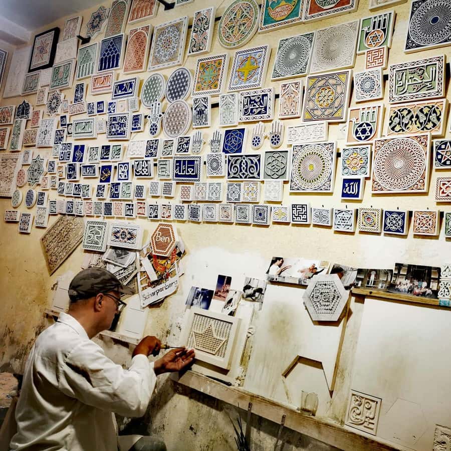 Marrakech Inviting shop around with your local guide - Rahba Kedima and Ben Youssef Mosque: Craft Meets Culture