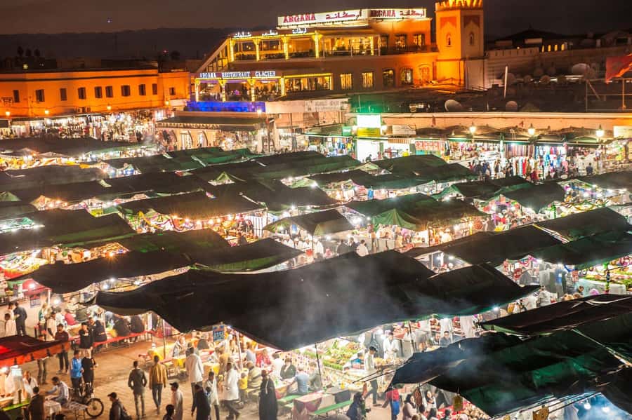 Marrakech: Jemma El Fnaa Food Tour with Dinner - Dinner at Chez Lamine Hadj Mustapha: Eat in the Square, Not Just Near It