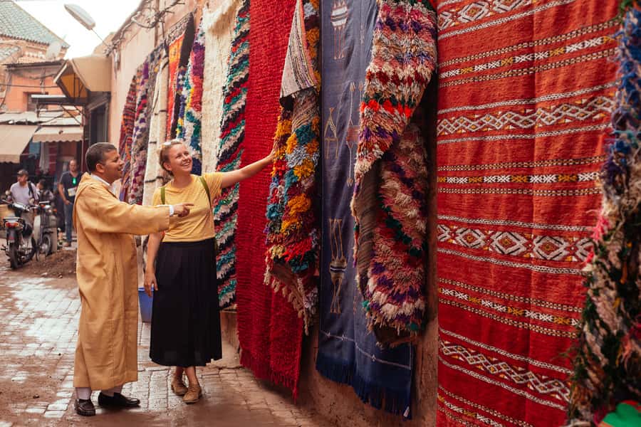 Marrakech: Live Like a Local Private Tour with Tea and Snack - Medina street life: kids, markets, and conversations in motion