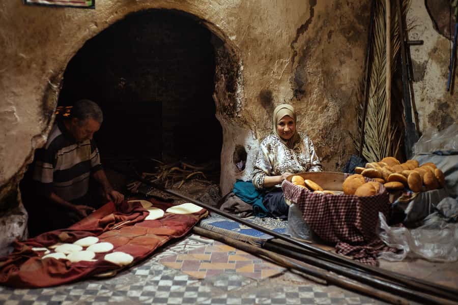 Marrakech: Live Like a Local Private Tour with Tea and Snack - Entering Ben Youssef Medersa: mosaics you can actually stand in front of