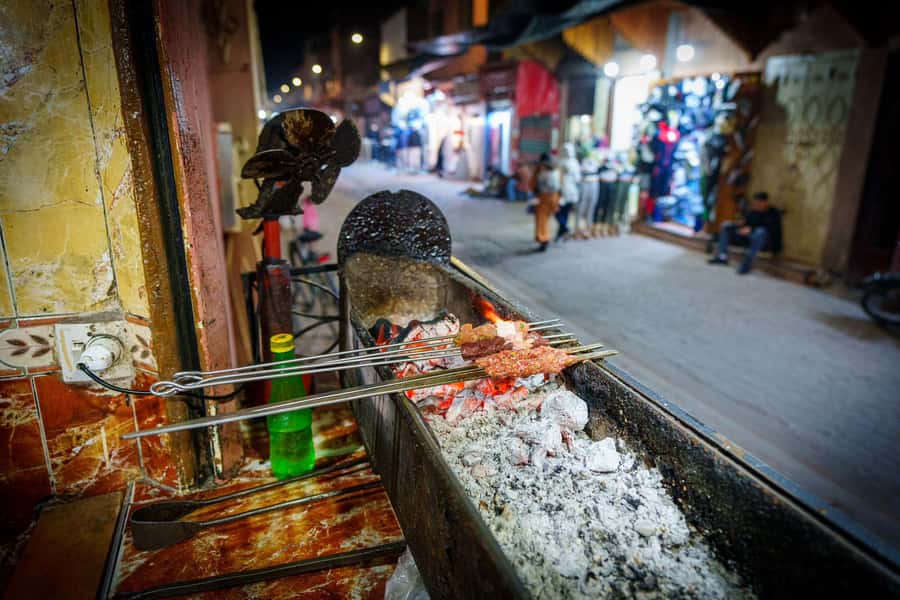 Marrakech: Local Food Tasting Tour with a Guide - Rass Lmbkher: steamed sheep’s head with cumin