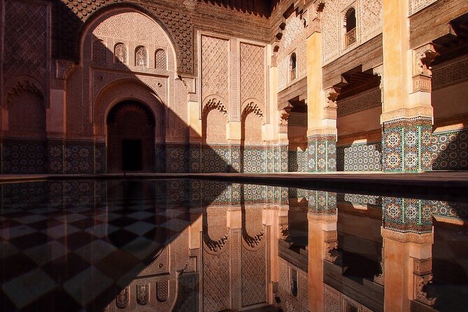 Marrakech : Madrasa Ben Youssef & Secret Garden and Medina Tour - Le Jardin Secret: the water system story makes the garden smarter