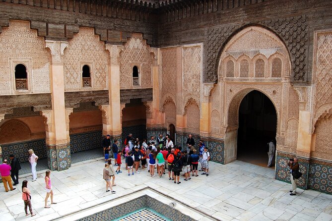 Marrakech : Madrasa Ben Youssef & Secret Garden and Medina Tour - Souk Semmarine and the “work-in-progress” feel of the Medina