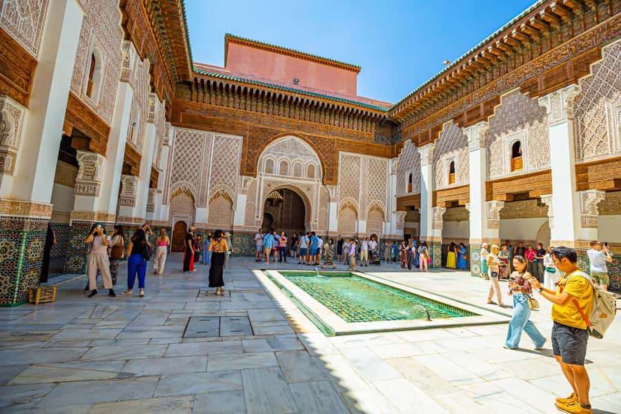 Marrakech: Madrasa Ben Youssef, Secret Garden & Medina Tour - The Secret Garden: a calm geometry break from the street noise