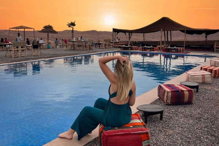 Marrakech: Magical Lunch in Agafay Desert with Swimming pool - The 6-Hour Plan: Pickup, Desert Drive, and Pool Time