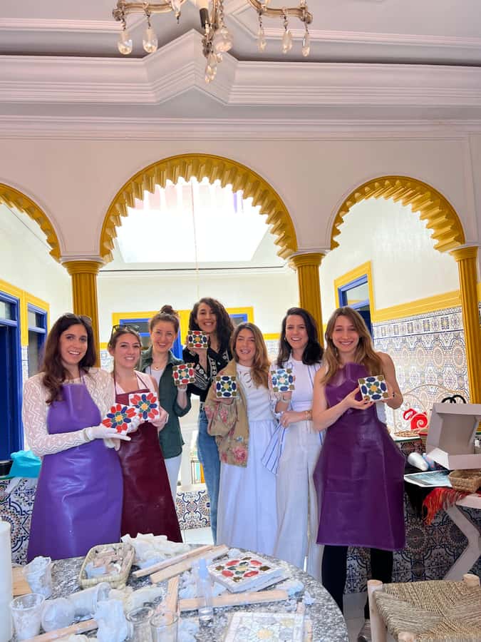 Marrakech: Make Your Own Moroccan Zellige Mosaic Masterpiece - The Studio Setup: Spacious, Airy, and Focus-Friendly