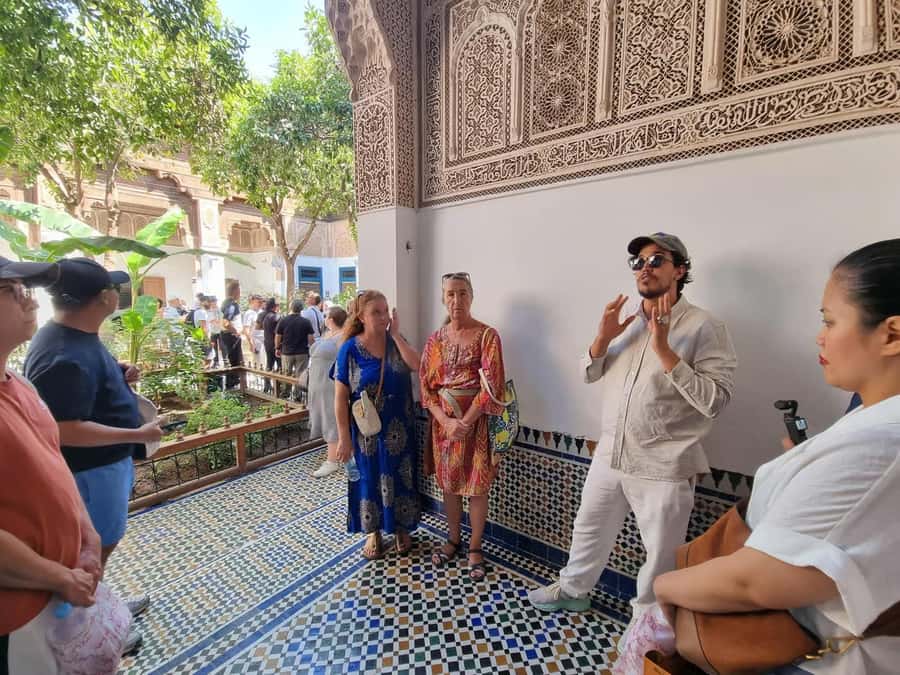 Marrakech: Monuments, Souks and Medina Guided Walking Tour - Workshops nearby: pottery, metalwork, and wood craft in action