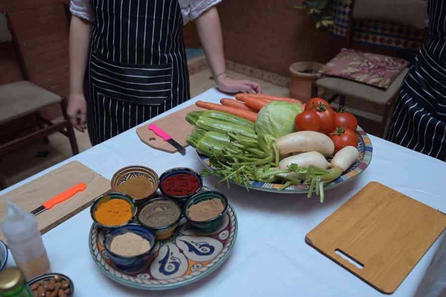 Marrakech: Moroccan Cooking Class for vegetarians and vegan - Key highlights at a glance