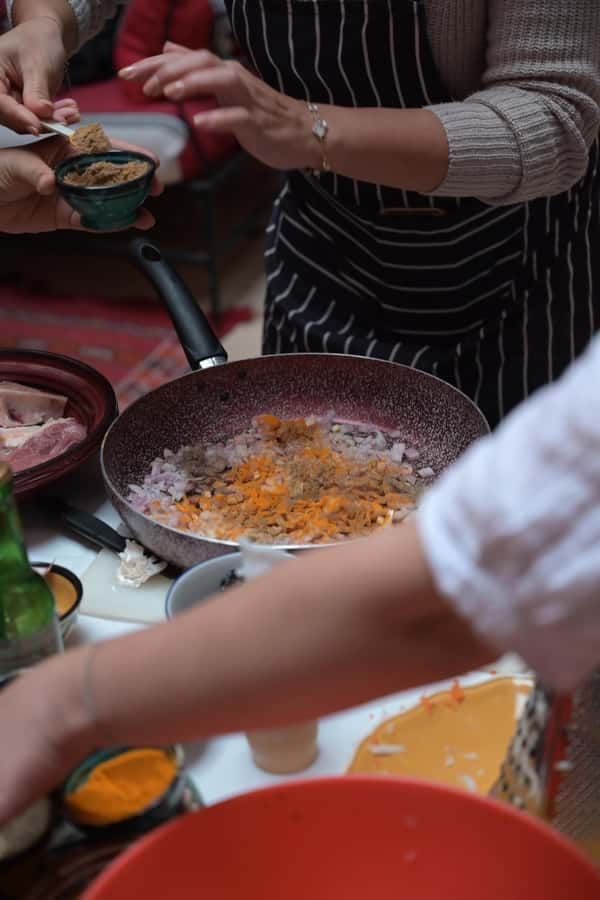 Marrakech: Moroccan Cooking Class for vegetarians and vegan - The main event: tagines, couscous, and tanjya-style flavors