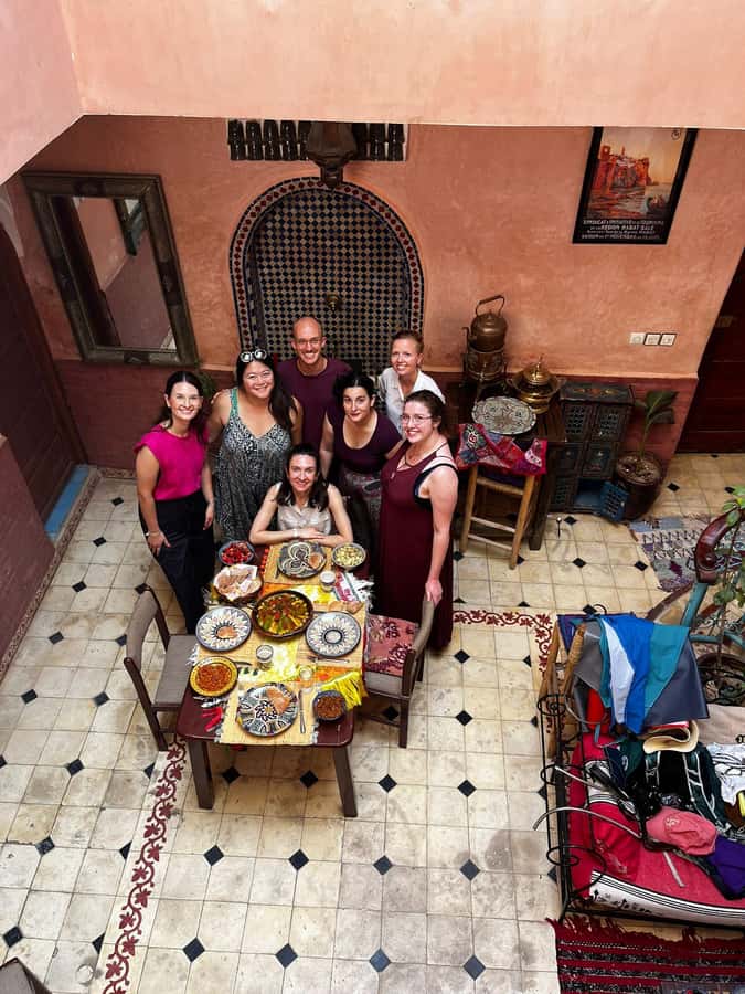 Marrakech: Moroccan Cooking Class with a Local Family - Your hands-on cooking flow: starter, main, dessert