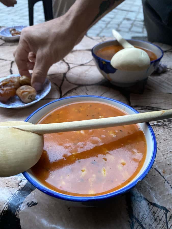 Marrakech Night Street Food Tour / Taste The Real Marrakech - Night Medina Start: Café de France, a Simple Plan, and Night Energy