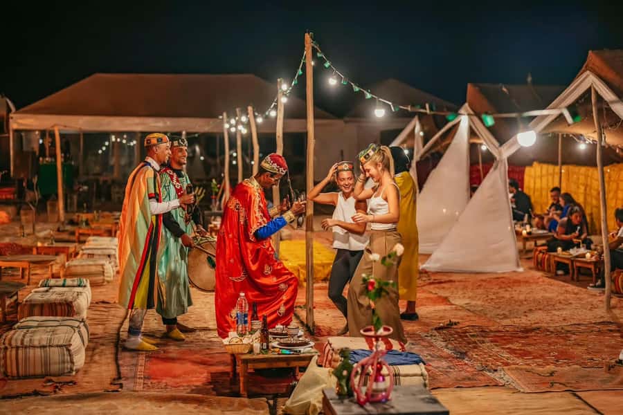 Marrakech: Ourika Valley & Agafay Desert Dinner Show - Waterfalls in Ourika: Choose Your Route Based on Footing