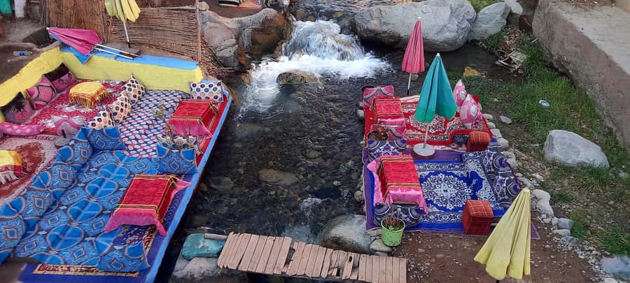 Marrakech: ourika valley Atlas Mountains & Waterfalls Trip - Market and souk time: where the day turns from nature back to people