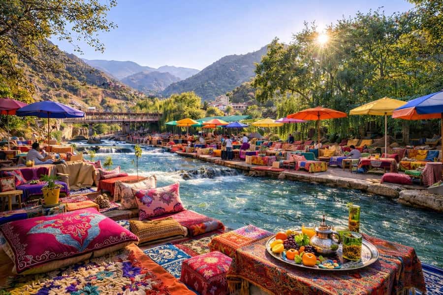 Marrakech: Ourika Valley Full-Day Atlas Mountain Guided Tour - The women’s argan oil cooperative: practical Morocco, not just a photo stop