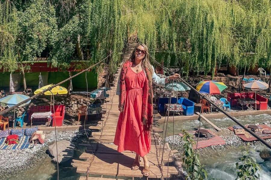 Marrakech: Ourika Valley Trip with Waterfalls, Guide & Lunch - Ourika Valley Culture Break: Cooperative Shopping and Local Craft Work