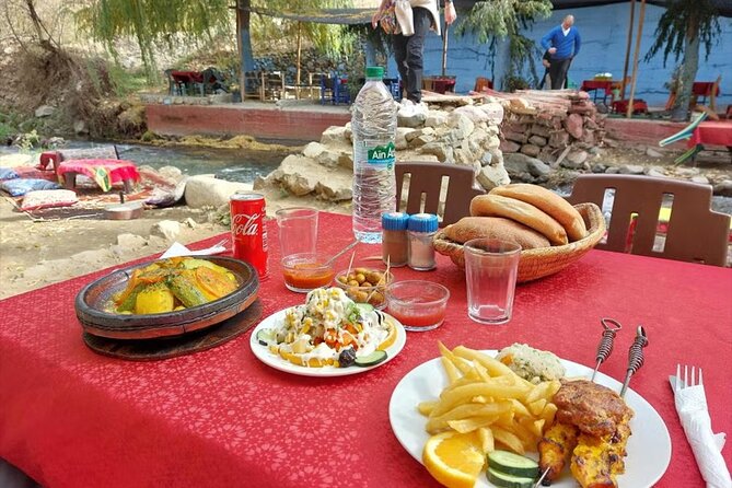Marrakech: Ourika Valley Waterfalls and Berber Villages Day Trip - Lunch by the river: tasty pause, but keep control of your expectations
