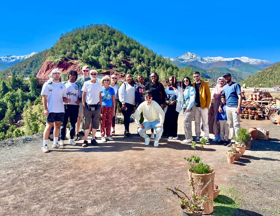 Marrakech: Ourika Valley Waterfalls Hike & Traditional Lunch - Berber village stops: conversation over checklists