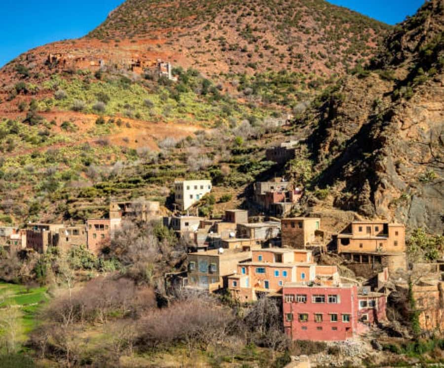 Marrakech: Ourika Valley,Waterfalls, Atlas Luxury Day trip - Tnin Ourika stops: clay villages, photo chances, and the Amazigh way of life