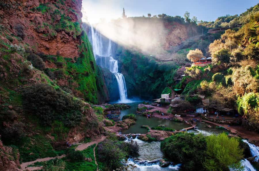 Marrakech : Ouzoud Waterfalls & Guided Tour & Boat Ride - Leaving Marrakesh: Berber villages en route to the Middle Atlas