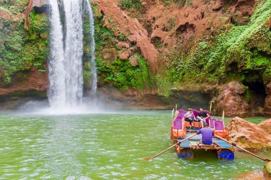 Marrakech: Ouzoud Waterfalls Trip, Guided Hike & Boat Option - From Marrakech: Pickup Windows and the Ride Into the Atlas