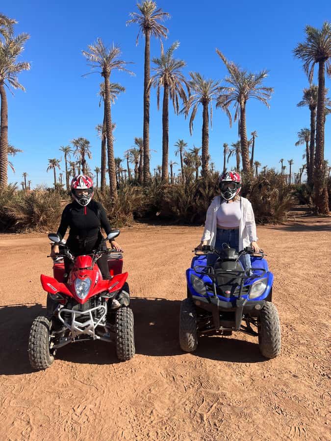 Marrakech: Palm Grove and Jbilat Desert Quad Bike Tour - How Guides Like Ibrahim, Aziz, and Aazddine Improve the Ride