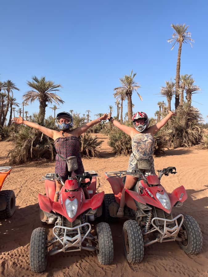 Marrakech: Palm Grove and Jbilat Desert Quad Bike Tour - Getting Picked Up Near KFC Jemaa el-Fna (and How the Van Ride Fits)