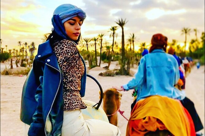 Marrakech Palmeraie: Camel Ride at Sunset - From Your Riad: Pickup, Safety Briefing, and Getting Dressed