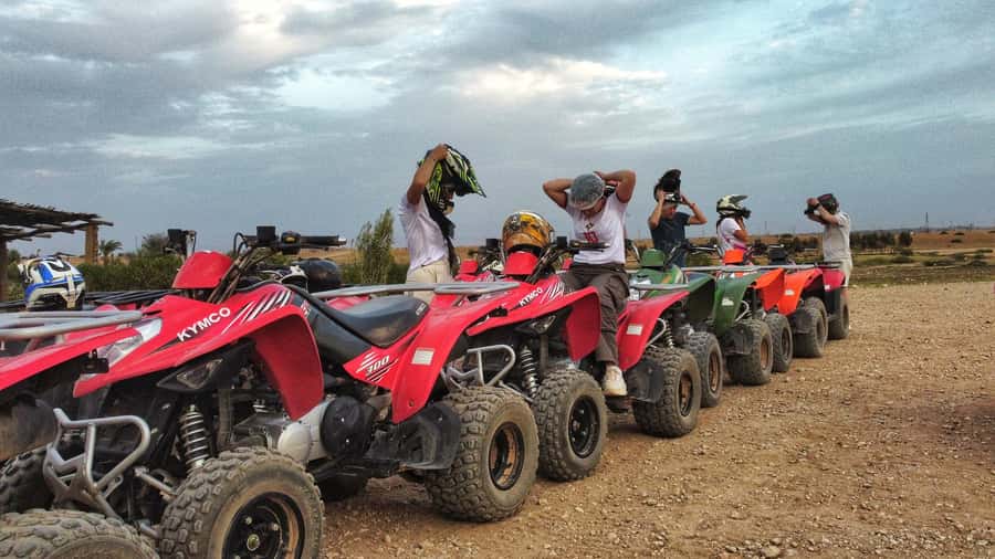 Marrakech: Palmeraie Guided Quad Biking Tour with Tea - Optional drone video and guide photos: how to capture it