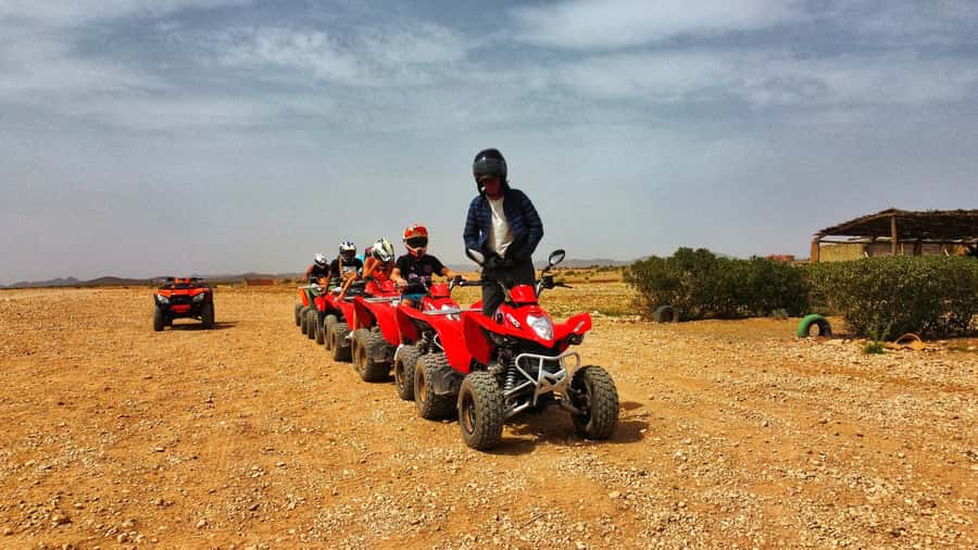 Marrakech: Palmeraie Guided Quad Biking Tour with Tea - What to bring: camera, sunscreen, and clothes that can handle sand