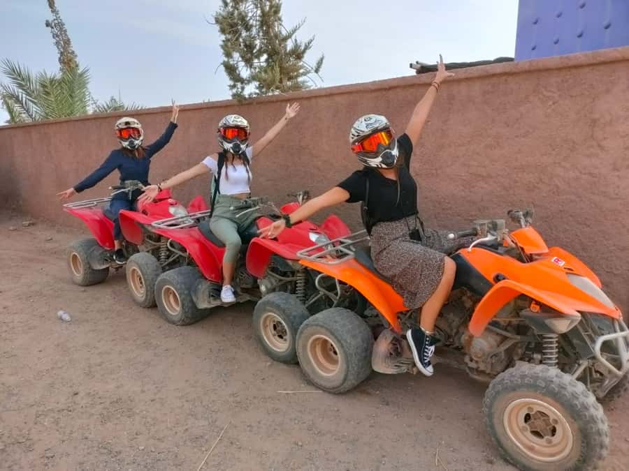 Marrakech: Palmeraie Quad Bike & Traditional Moroccan Spa - Hotel pickup to the Palmeraie: the day starts easy