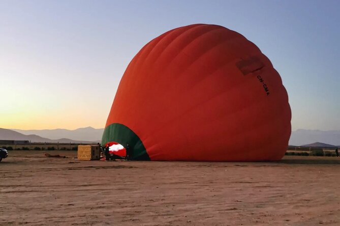Marrakech Private Balloon Ride with Breakfast - Boarding Your Private Moroccan-Flag Balloon