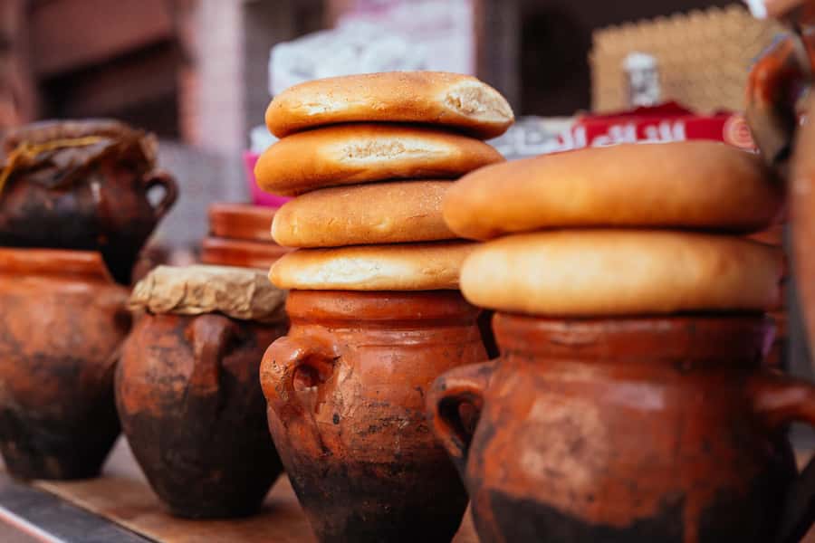 Marrakech: Private Food Tour – 10 Tastings with Locals - El Badii Palace and Koutoubia Mosque: eating with better city context